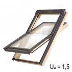 Balio stoglangis FOF 66x112 cm (F6) Medinis, ekonomiškas