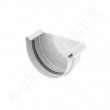 Bryza latako dangtelis D 125/90 Baltas (Ral 9010) plastikinis, vnt