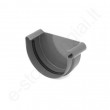 Bryza latako dangtelis D 125/90 Grafito (Ral 7021) plastikinis, vnt