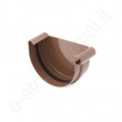 Bryza latako dangtelis D 125/90 Rudas (Ral 8017) plastikinis, vnt