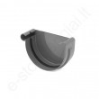 Bryza latako dangtelis K 125/90 Grafito (Ral 7021) plastikinis, vnt