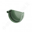 Bryza latako dangtelis K 125/90 Žalias (Ral 6020) plastikinis, vnt