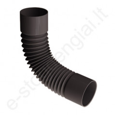 Lanksti alkūnė Ø110 mm L=400 mm, universaliai įlajai prie Bryza, vnt