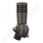 Ventiliacinis kaminėlis Ecoline Premium Ø125 mm neapšiltintas prie Budmat T.Ruda (RAL 8019), vnt