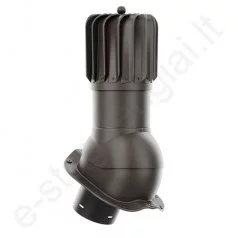 Ventiliacinis kaminėlis Rotoline Ø150 mm apšiltintas prie Budmat T.Ruda (RAL 8019), vnt