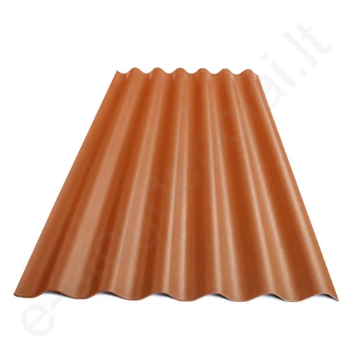 Šiferis Eternit AGRO PRO 1250x1097 mm (1,1 m²) Raudona molio L11, vnt