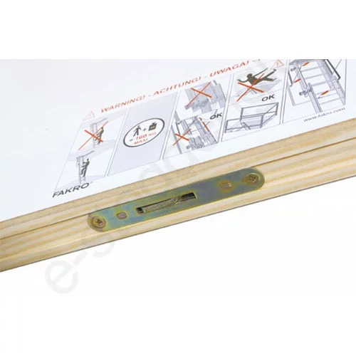 Fakro laiptai LDK 70x140 h=2,8m mediniai, 2 segmentų, SUSTUMIAMI