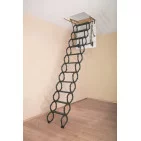 Laiptai Fakro LST 50x80 h=2,5-2,8m metaliniai ŽIRKLINIAI