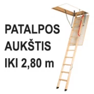 Aukštis iki 2,80 m