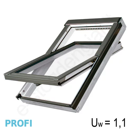 Fakro stoglangis FTU-V U4 94x118 KLASIKINIS, ŠILTAS, atsparus drėgmei, medinis