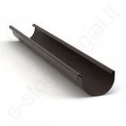 Gamrat latakas 150/110 L=3 m, T.Rudas (Ral 8019) plastikinis, vnt