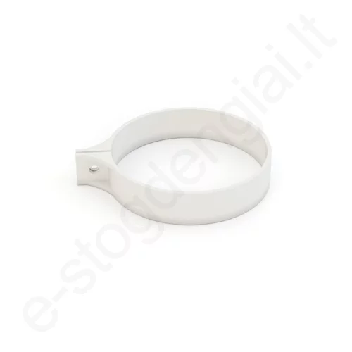 Gamrat lietvamzdžio laikiklis 100/63 Balta (Ral 9010) plastikinis, vnt