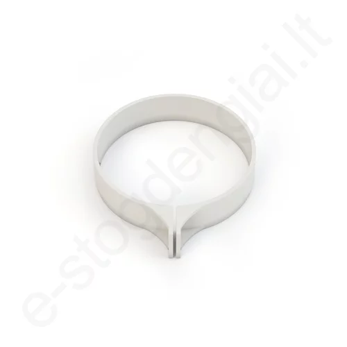 Gamrat lietvamzdžio laikiklis 100/63 Balta (Ral 9010) plastikinis, vnt