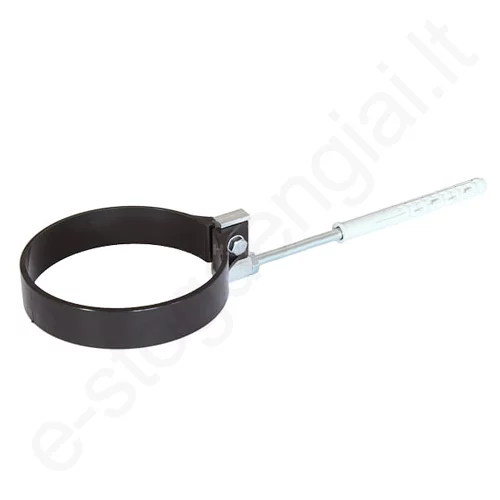Gamrat lietvamzdžio laikiklis 100/63 Balta (Ral 9010) plastikinis, vnt