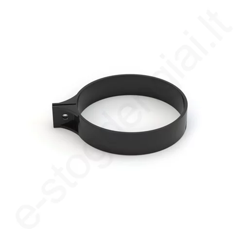 Gamrat lietvamzdžio laikiklis 100/63 Juoda (Ral 9017) plastikinis, vnt