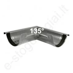 Latako išorinis kampas 135° 135/90 T.Sidabrinis (GreenCoat 044) Flamingo, vnt