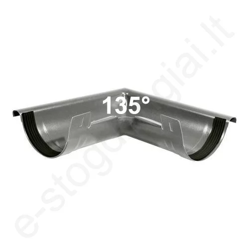 Latako išorinis kampas 135° 150/100 T.Sidabrinis (GreenCoat 044) Flamingo, vnt
