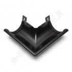 Latako išorinis kampas 90° 150/100 Juodas (GreenCoat 015) Flamingo, vnt