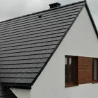 Betoninė čerpė Monier Teviva Lumino tamsi pilka, vnt