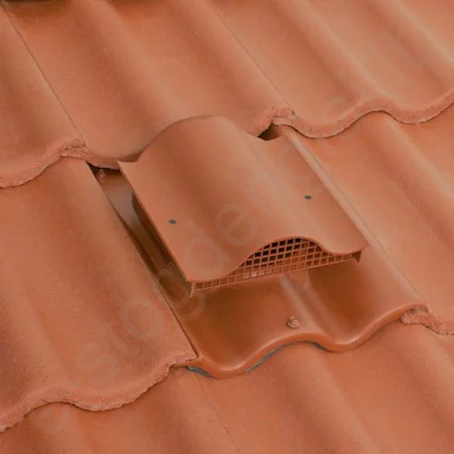 Ventiliacinė čerpė Monier Zanda Lux/Protector tamsi pilka, vnt