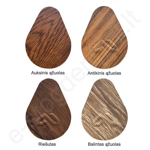 Plieninis L tipo profilis Budmat, L=2 m, Balintas ąžuolas, vnt