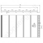 Plieninis pakalimas Budmat, pilnas, 546 mm x 3 m, 1,518 m², Auksinis ąžuolas, vnt