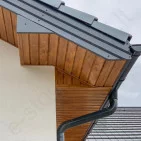 Plastikinis išorinio kampo profilis Budmat, L=3 m, Riešutas, vnt