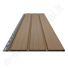 Plastikinis pakalimas Budmat, perforuotas, 344 mm x 3 m, 0,918 m², Auksinis ąžuolas, vnt