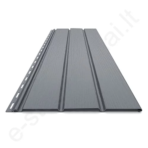 Plastikinis pakalimas Budmat, pilnas, 344 mm x 3 m, 0,918 m², Grafito (RAL 7016), vnt