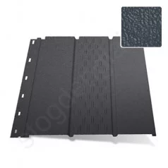 Aliuminio pakalimas Hornval P1, perforuotas, 355 mm x 2 m, 0,62 m², Blizgus Grafito (RAL 7024), vnt