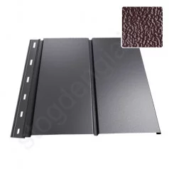 Aliuminio pakalimas Hornval P3, pilnas, 372 mm x 2 m, 0,662 m², Blizgus Rudas (RAL 8017), vnt