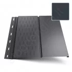 Plieninis pakalimas Hornval P4, perforuotas, 372 mm x 2 m, 0,662 m², Blizgus Antracito (RAL 7016), vnt
