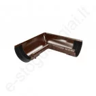 Latako vidinis kampas 90° RoofArt 150/100 Rudas (RAL 8017), vnt