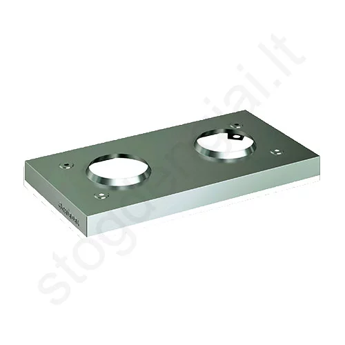 Schiedel ABS dengiančioji plokštė Ø120-180+V + Ø120-180, 53x100cm +8,5cm, vnt