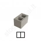 Schiedel ventiliacinis blokelis 2 kanalų 36x25 cm, h=9,00 m, kompl