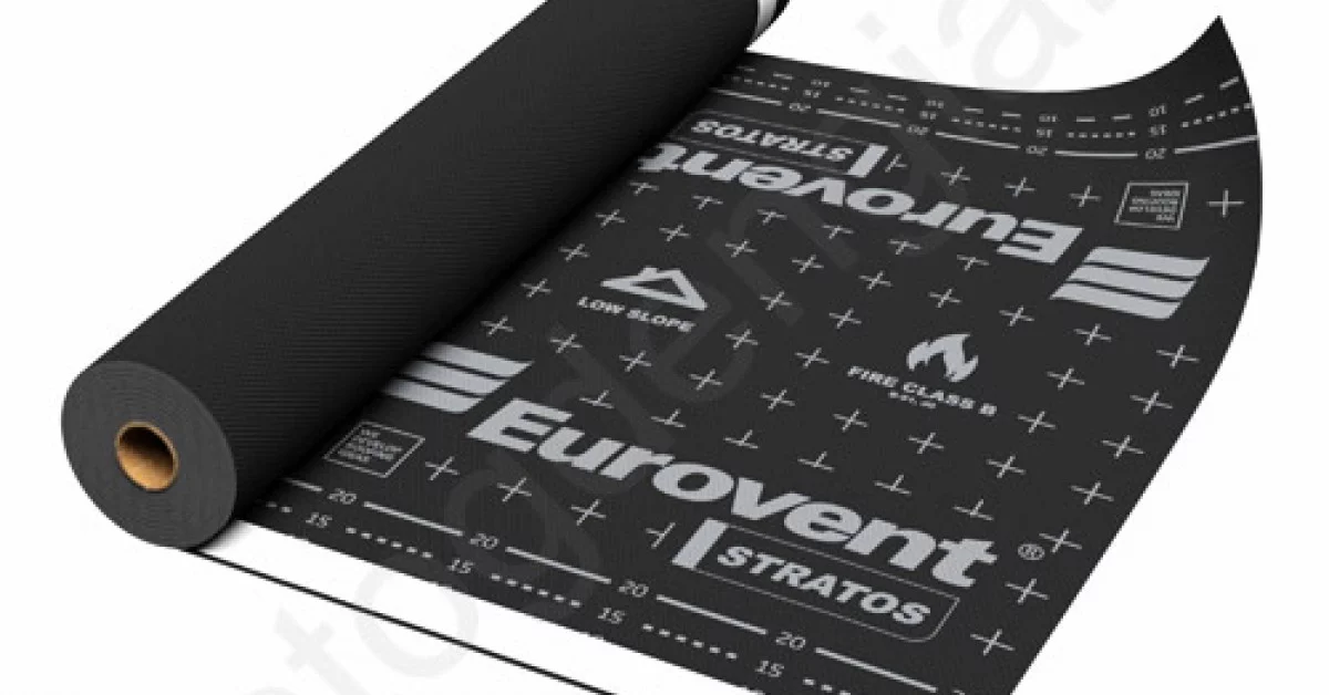75qm Eurovent® MAXI 3-lagige Dachmembran Unterdeckbahn 140g/m2 Sd=0,02m