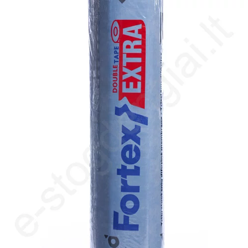 Difuzinė plėvelė Fortex Extra + 2 Tape, 3 sl, 140 g/m², 2 lipnūs kraštai, 75 m²/rul