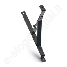 Sniego tvorelės laikiklis čerpinei plieninei dangai Eurovent Fix Metal 350/35, Antracito (RAL 7016), vnt
