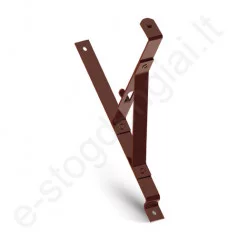 Sniego tvorelės laikiklis čerpinei plieninei dangai Eurovent Fix Metal 330/30, Rudas (RAL 8017), vnt
