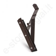 Sniego tvorelės laikiklis klasikinei dangai Eurovent Fix Metal Flat, T.Rudas (RAL 8019), vnt