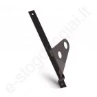 Sniego užtvaros laikiklis plieninei čerpei Eurovent Fix Tube Metal 330/30, T.Rudas (RAL 8019), vnt