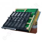 Sniego užtvaros laikiklis plieninėms čerpėms 350/35 IVT, Rudas (RAL 8017), vnt
