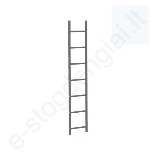 Kopėčios Ruukki SafeGrip, L=2,7 m, Balta (RR 20), vnt