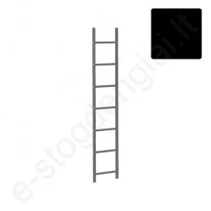 Kopėčios Ruukki SafeGrip, L=2,7 m, Juoda (RR 33), vnt