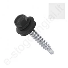 Savisriegiai į medį 4,8x19 mm Balti (RAL 9010) prie Struga, 250 vnt