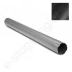 Lietvamzdis Struga 125/90 L=3 m, Juodas (GreenCoat 015) plieninis, vnt