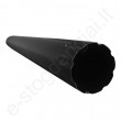 Lietvamzdis Tigres 125/90 L=1 m, Juodas (RAL 9005) plieninis, vnt