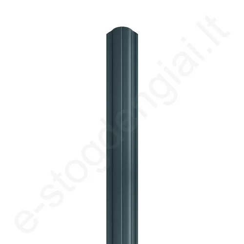 Metalinė tvoralentė Hanbud Astra 91 mm, 0,45 mm, dvipusė, Blizgi T.Ruda (RAL 8019), m Metalinė tvoralentė Hanbud Astra 91 mm, 0,45 mm, dvipusė, Blizgi T.Ruda (RAL 8019), m