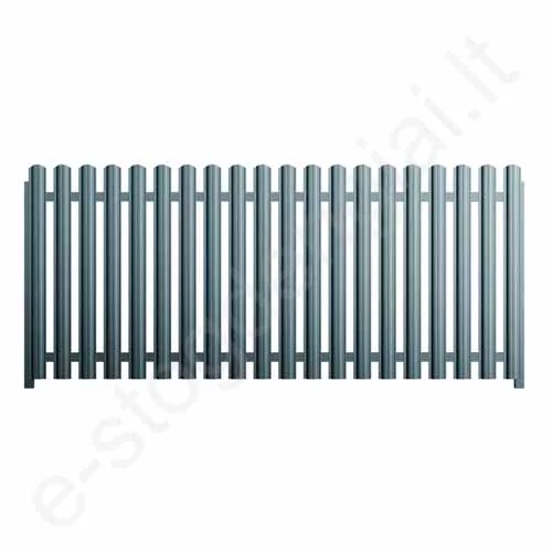 Metalinė tvoralentė Hanbud Astra 91 mm, 0,45 mm, dvipusė, Blizgi T.Ruda (RAL 8019), m Metalinė tvoralentė Hanbud Astra 91 mm, 0,45 mm, dvipusė, Blizgi T.Ruda (RAL 8019), m