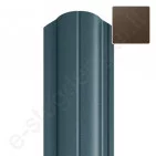 Metalinė tvoralentė Hanbud Astra 91 mm, 0,45 mm, dvipusė, Blizgi T.Ruda (RAL 8019), m Metalinė tvoralentė Hanbud Astra 91 mm, 0,45 mm, dvipusė, Blizgi T.Ruda (RAL 8019), m